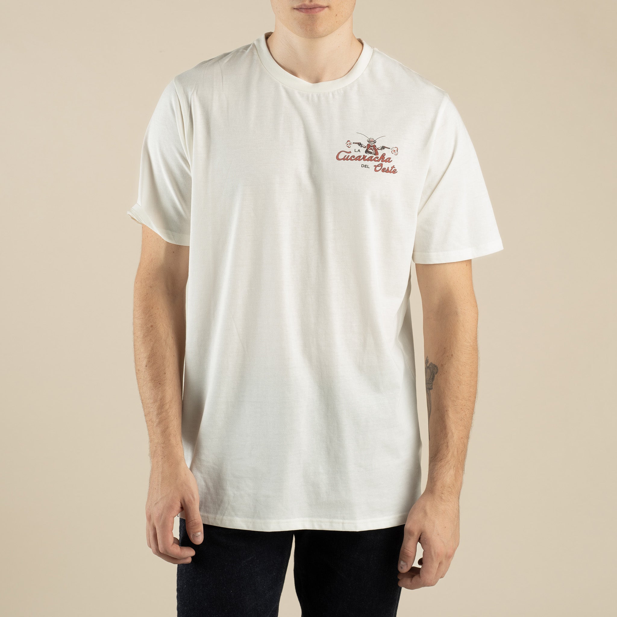 La Cucaracha T-Shirt - Vintage White – Sendero Provisions Co.