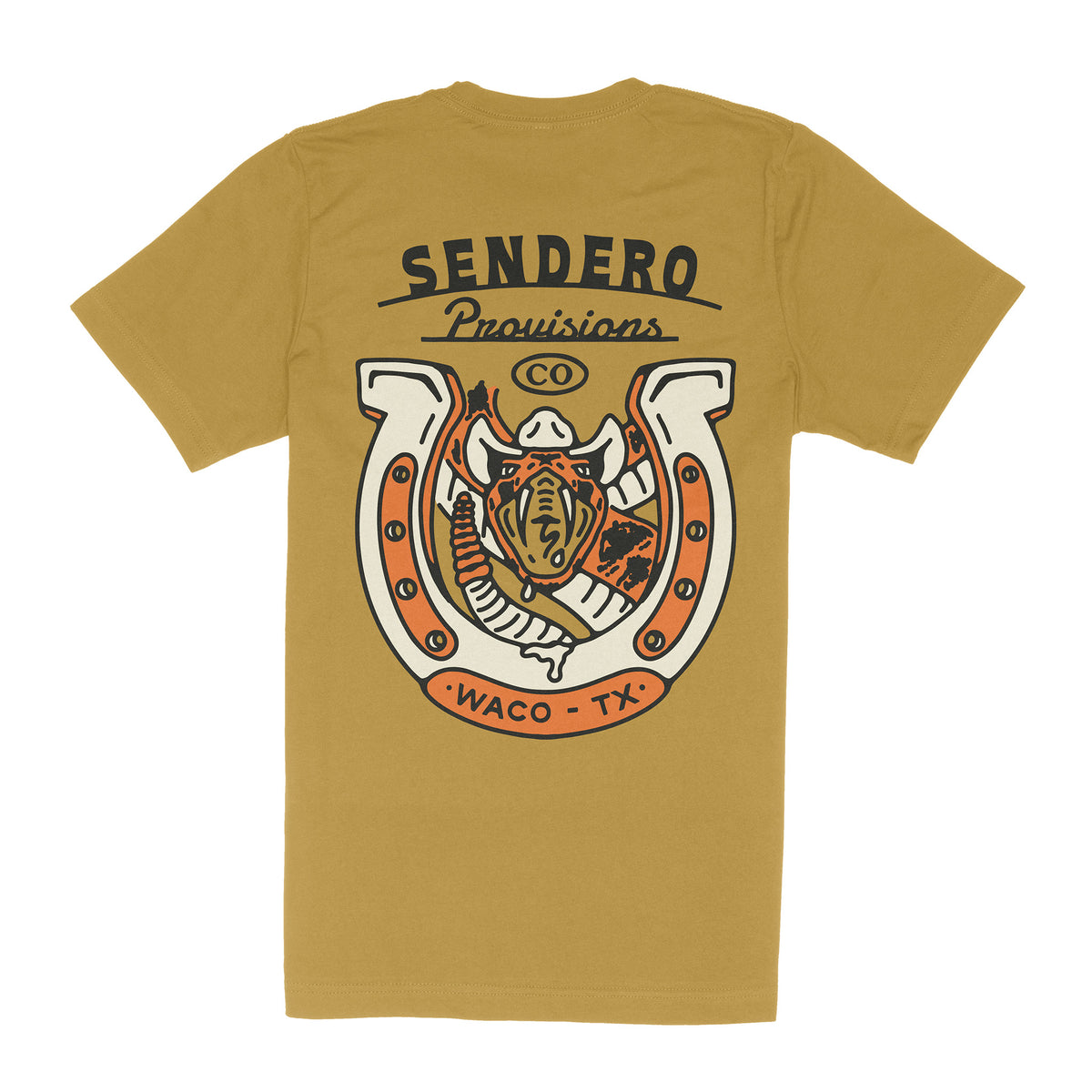 Snake Luck T-Shirt - Goldenrod