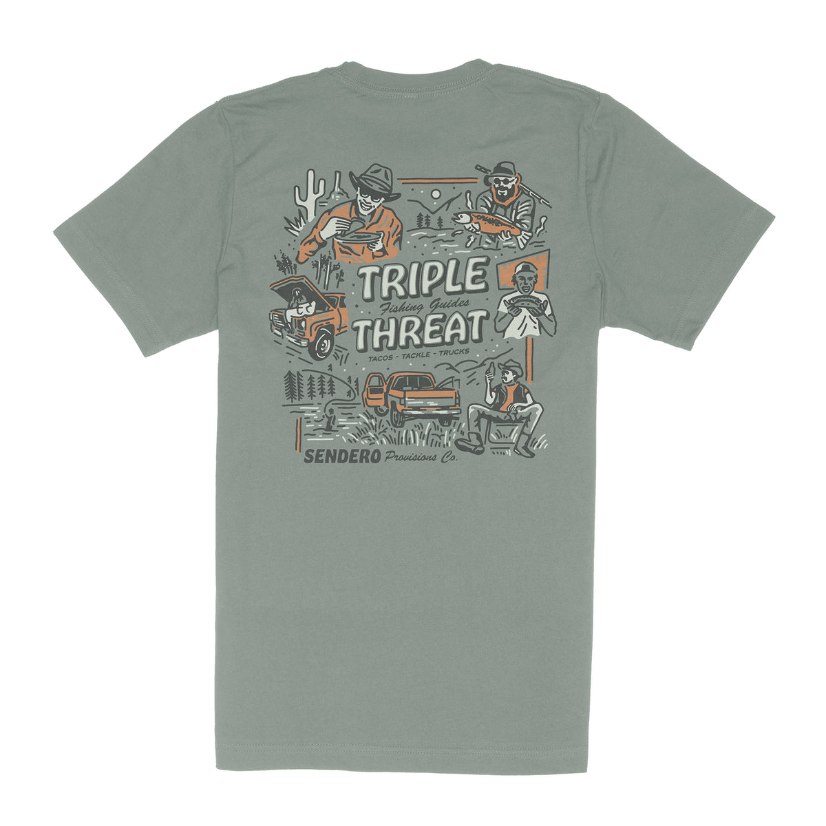 Triple Threat T-Shirt - Laguna