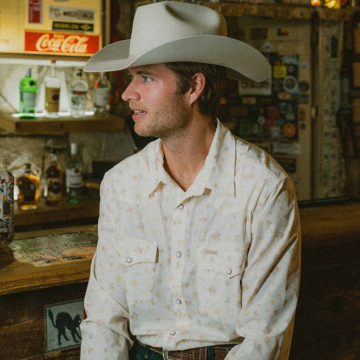 Confluence Tech Long Sleeve Shirt - Dustbloom - Antique White