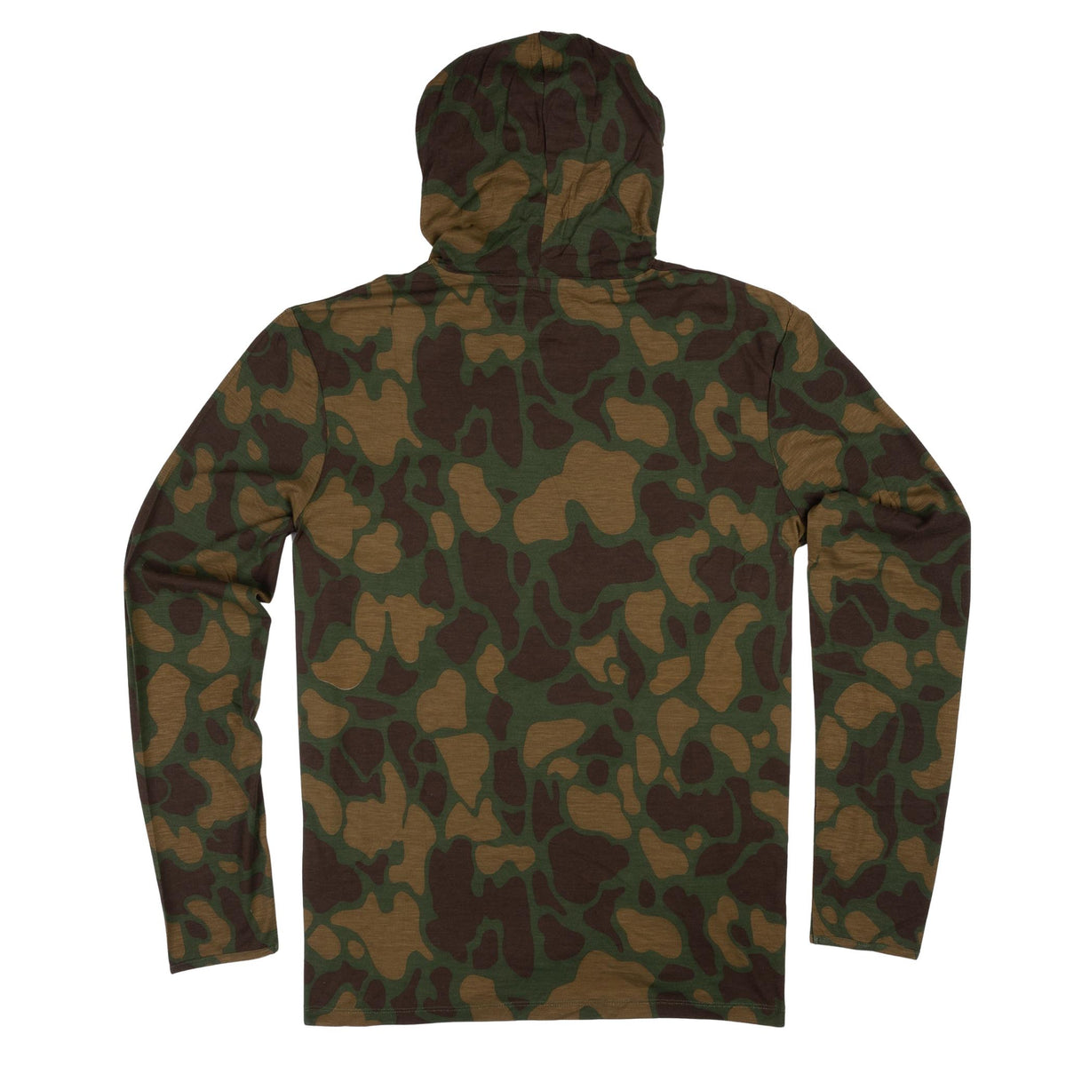 Yucatan Bamboo Hoodie Tech Long Sleeve Shirt - Forest Camo