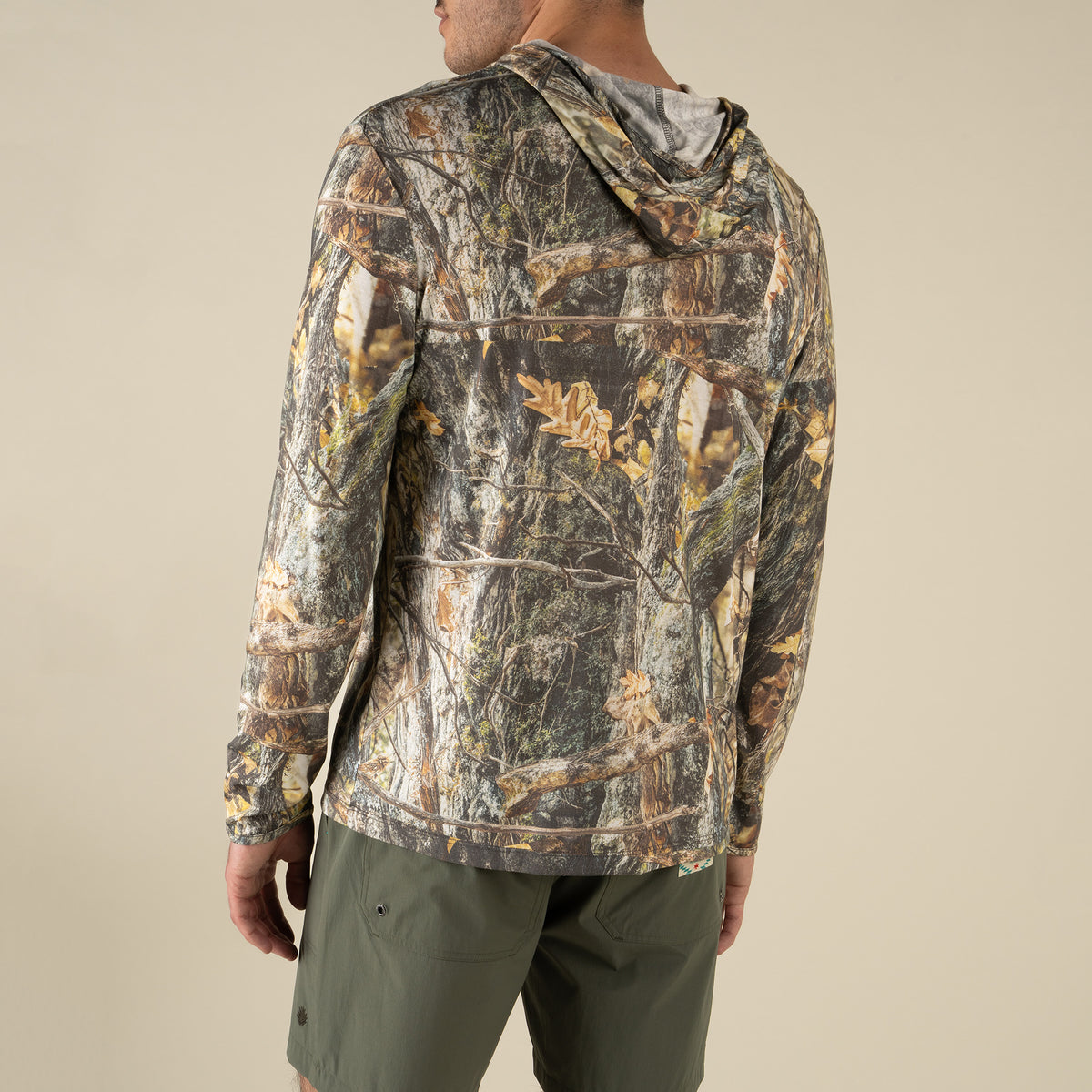 Yucatan Bamboo Hoodie Tech Long Sleeve Shirt - Will Tree Camo