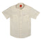 The Wyatt Pearl Snap Short Sleeve Solid Shirt - Antique White