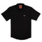 The Wyatt Pearl Snap Short Sleeve Solid Shirt - Black
