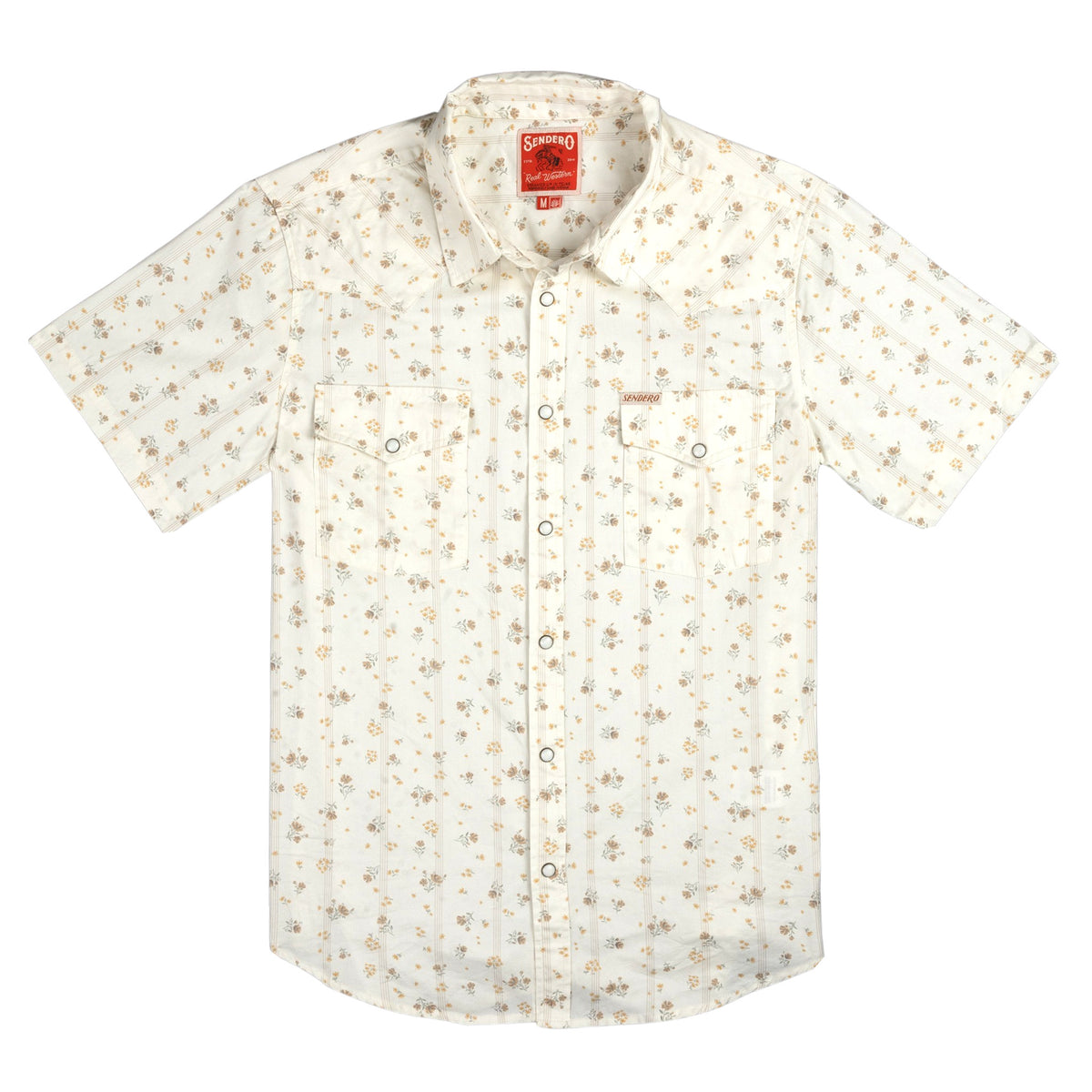 The Wyatt Pearl Snap Short Sleeve Print Shirt