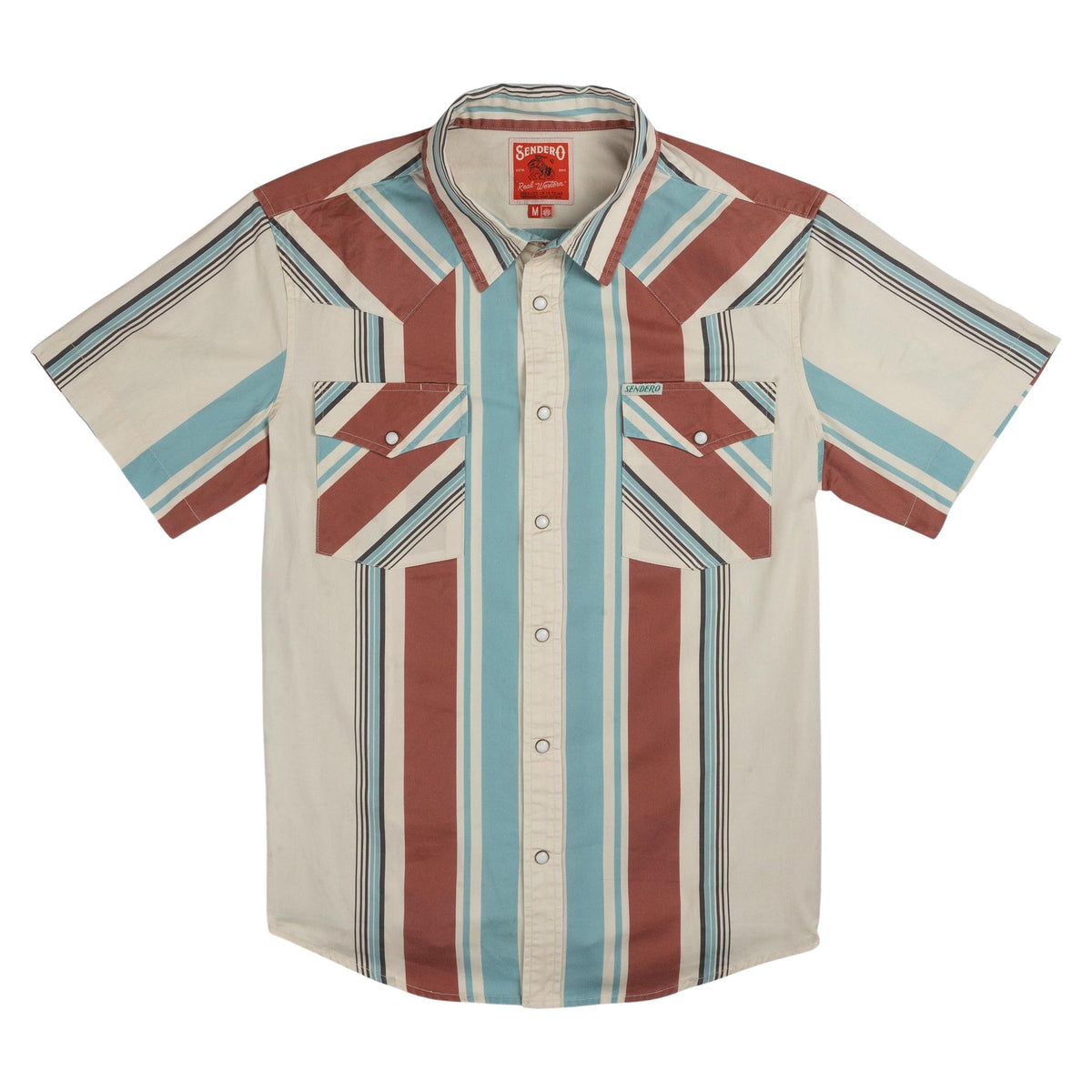 The Wyatt Pearl Snap Short Sleeve Print Shirt