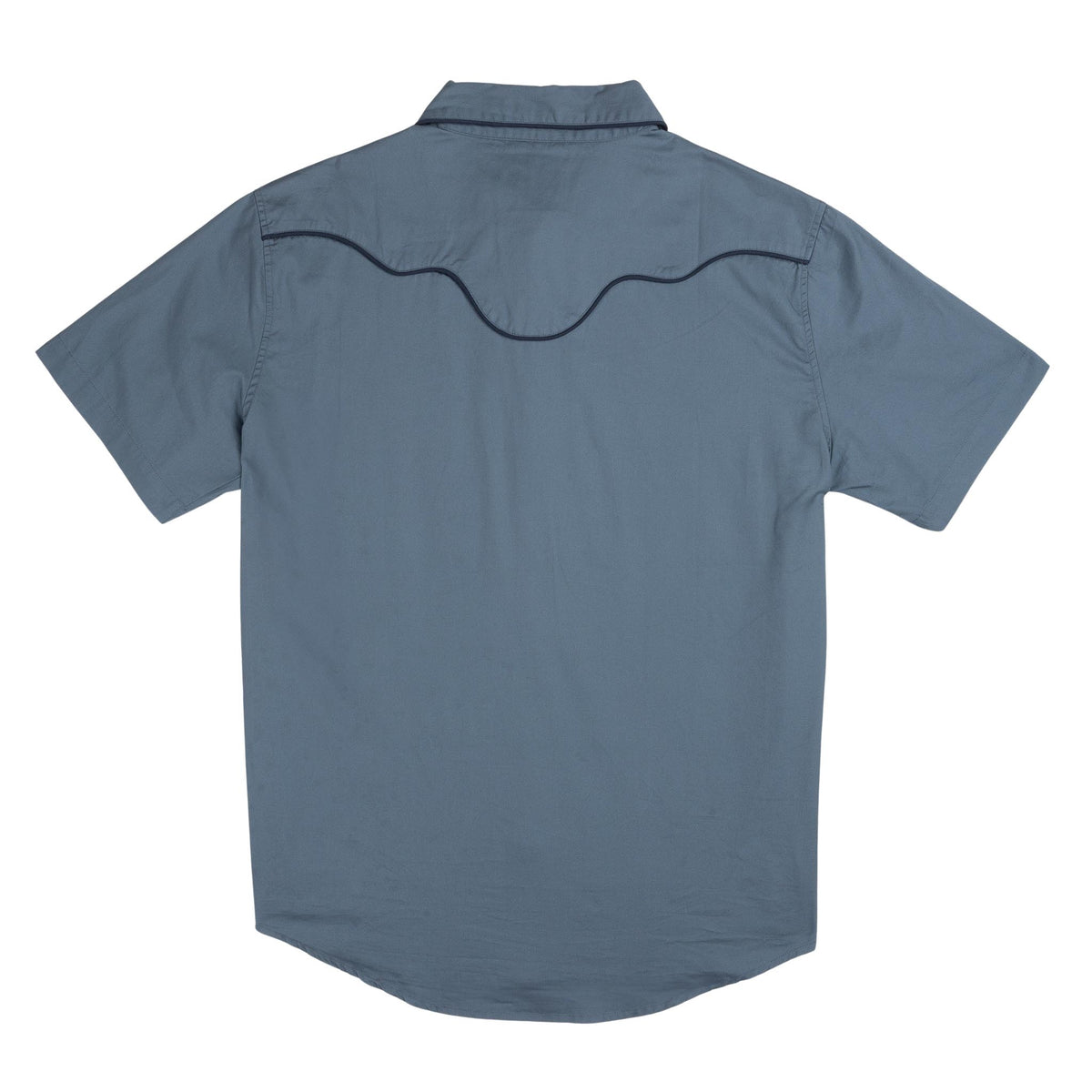 The Prescott Western Shirt - Faded Navy