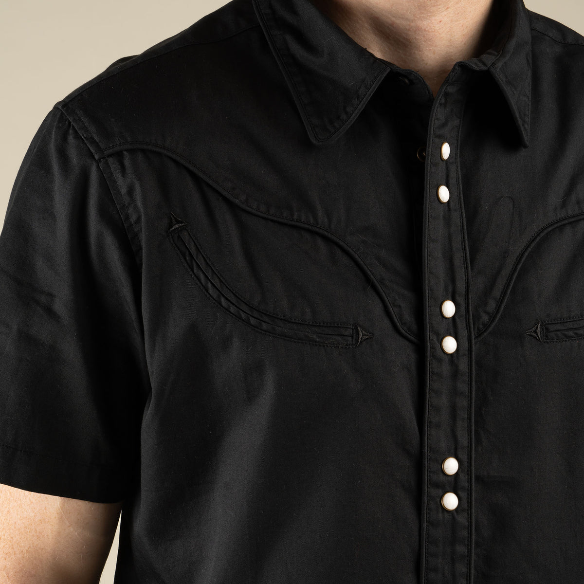 The Prescott Western Shirt - Black