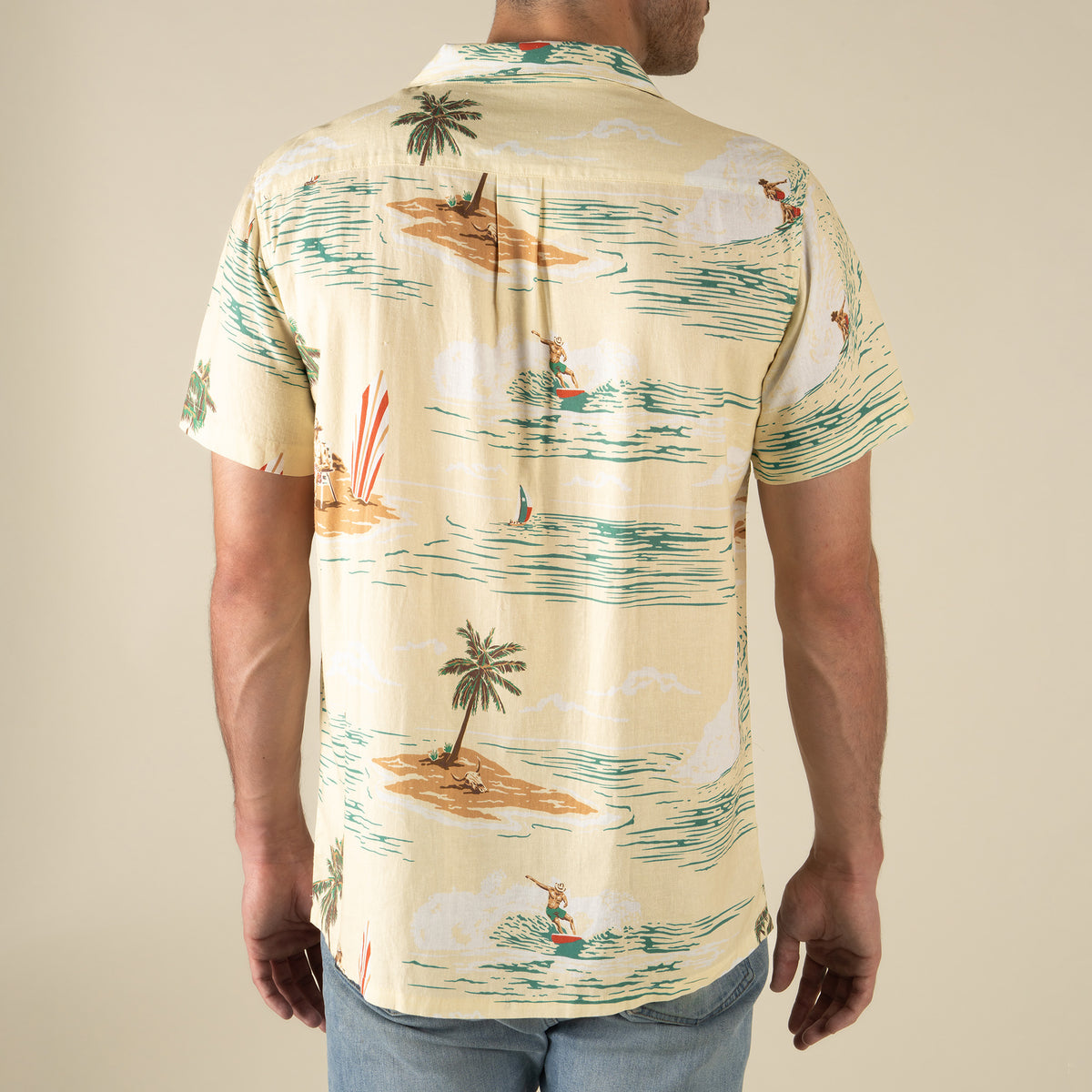 The Padre Shirt - Malibu Cowboy- Cream