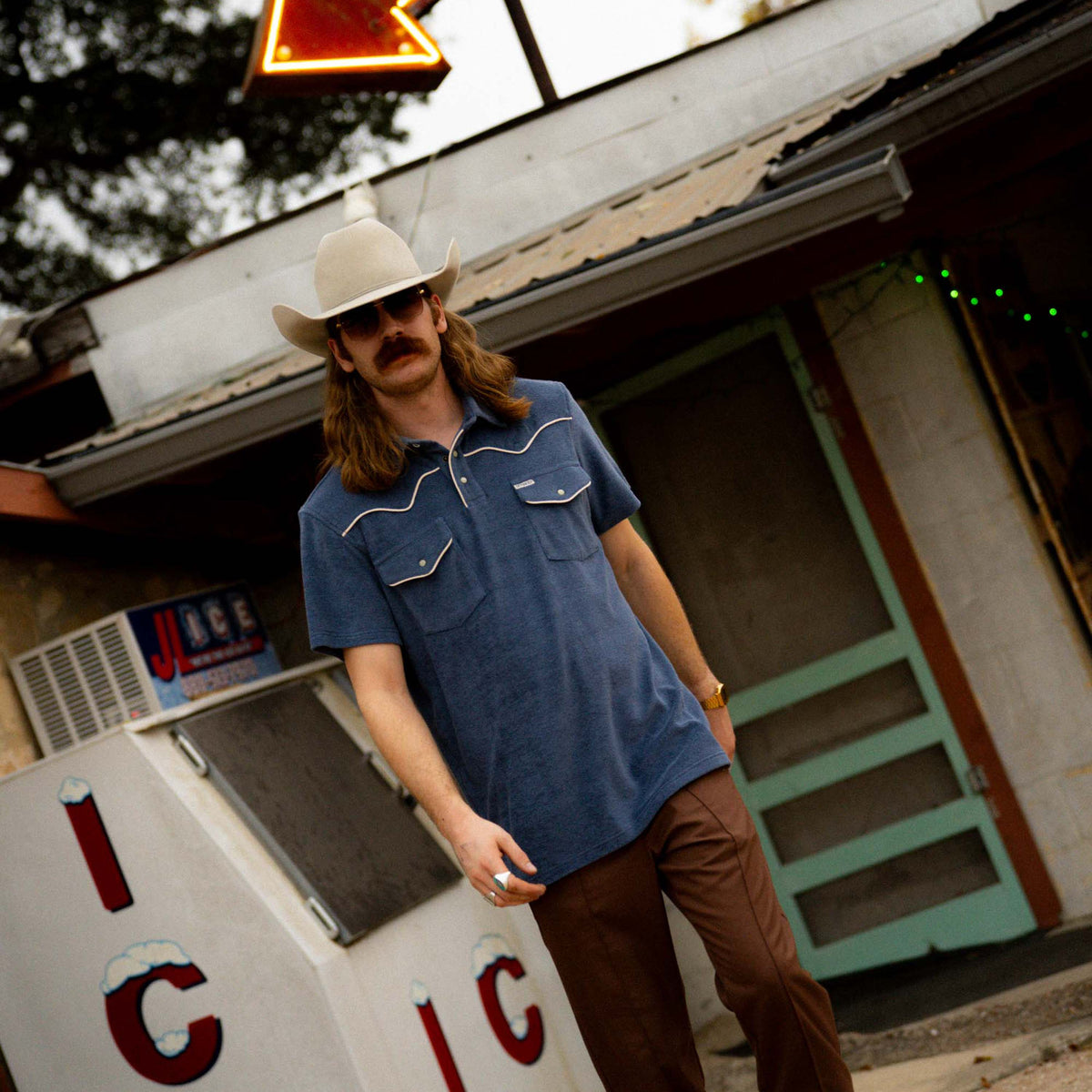 Cantina Terry Polo - Vintage Indigo