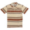 Cantina Terry Polo- Sonora Stripe - Cream/Brown