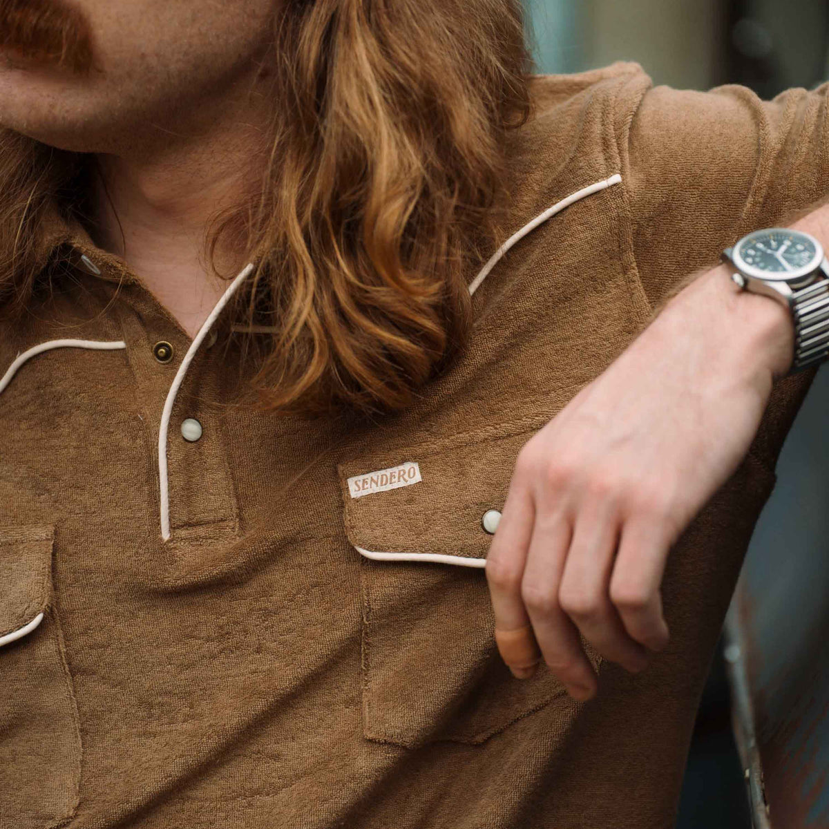 Cantina Terry Polo - Light Brown