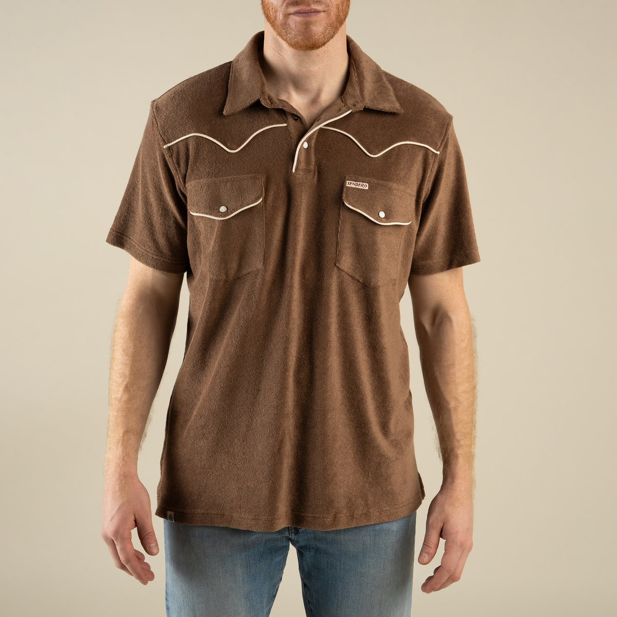 Cantina Terry Polo - Light Brown