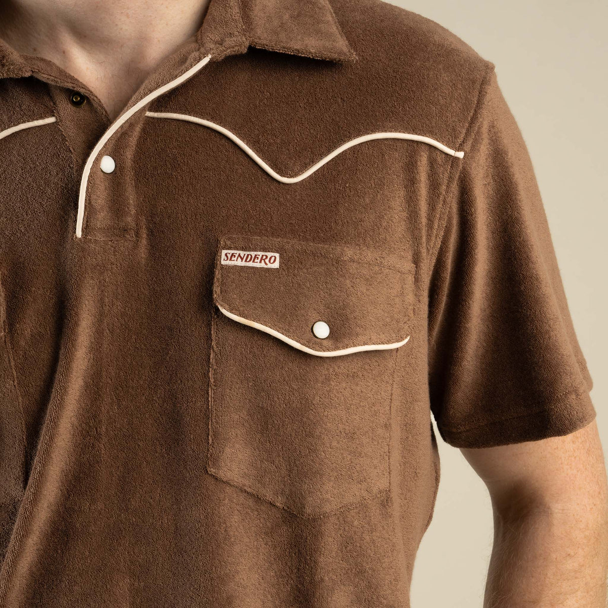 Cantina Terry Polo - Light Brown