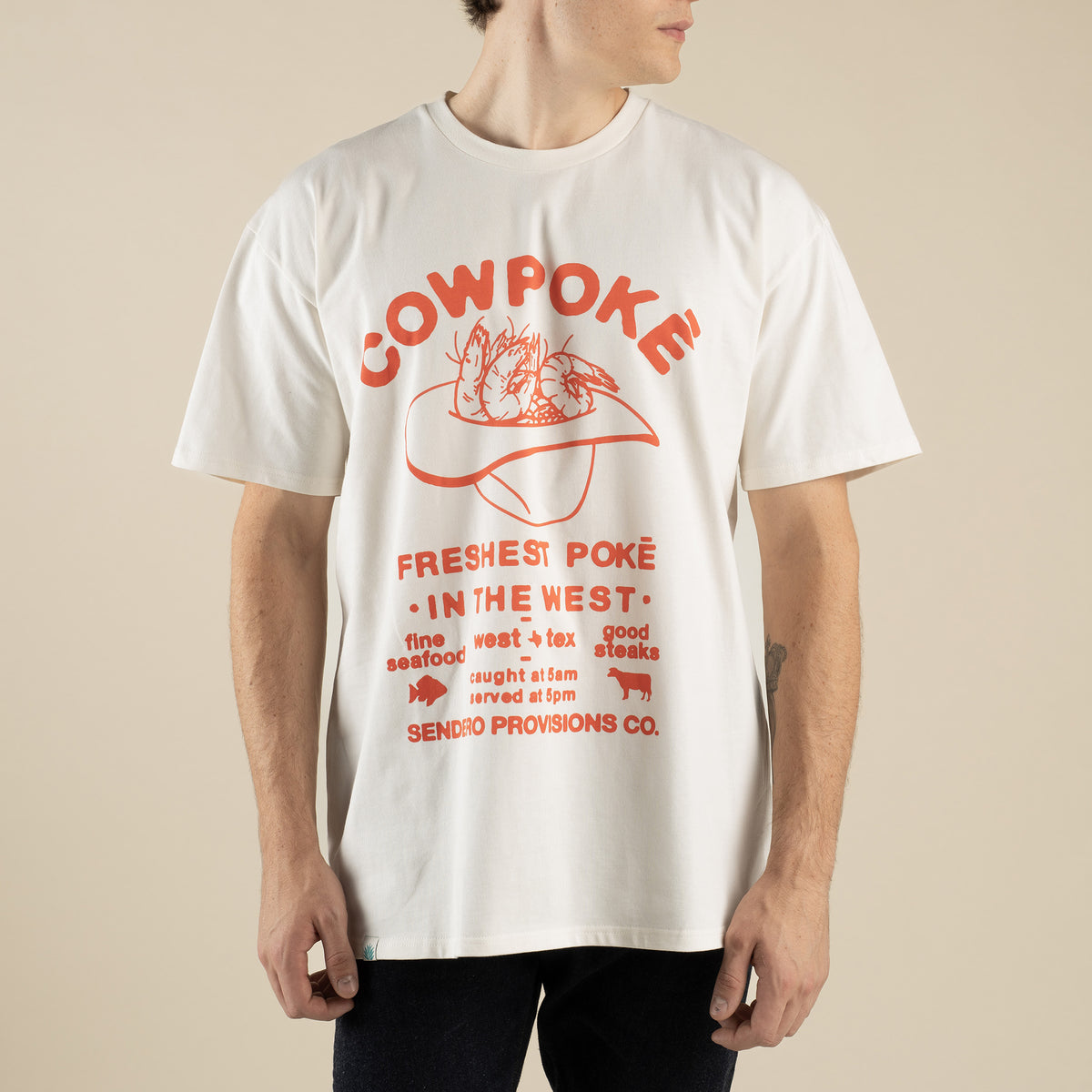 Cowpoke Vintage T-Shirt - Vintage White