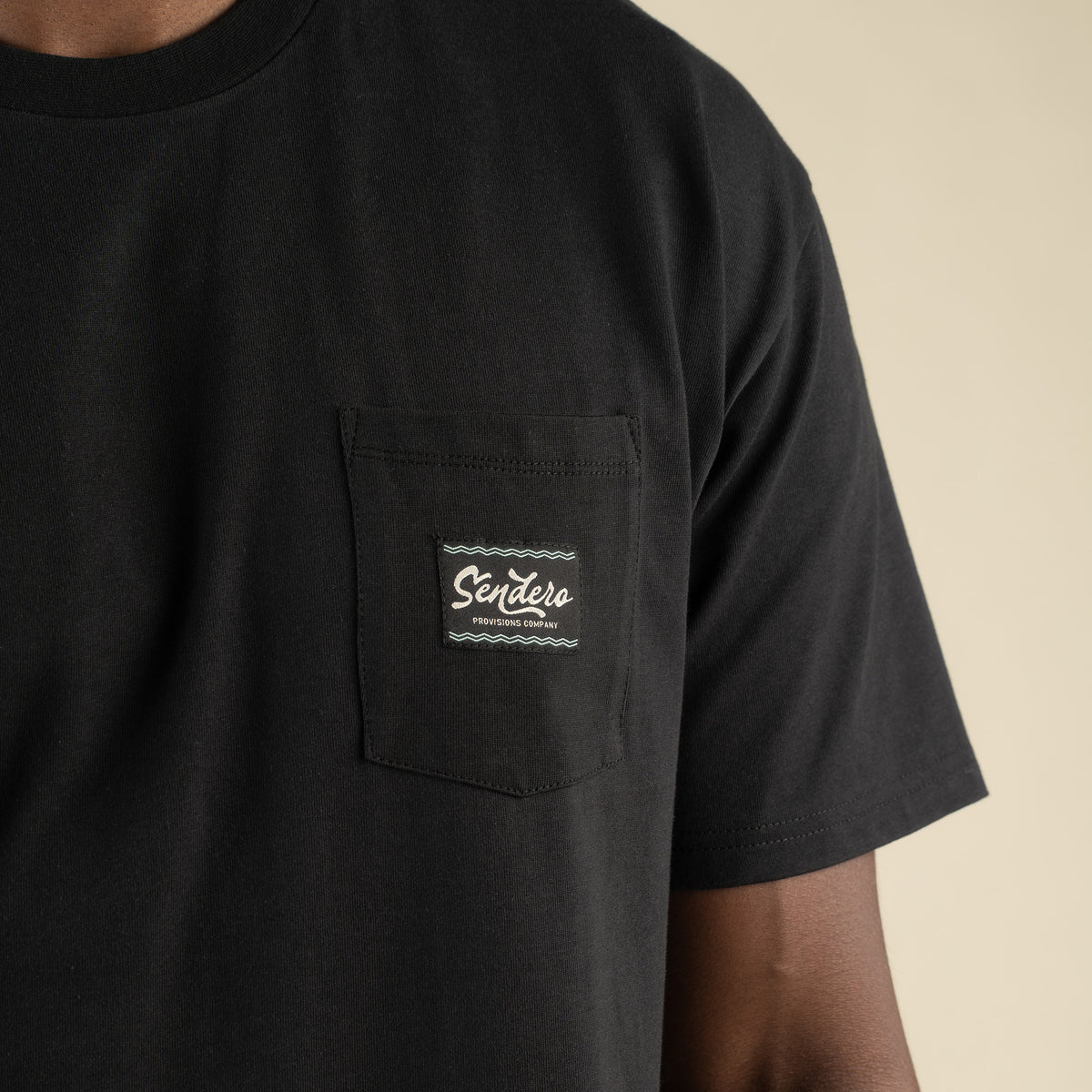 Vintage Pocket T-Shirt - Black