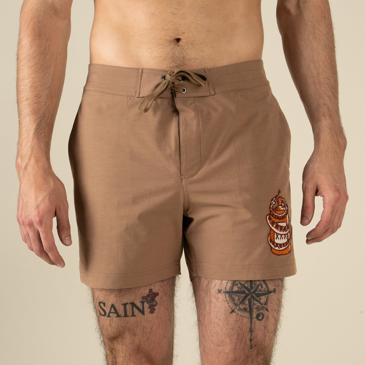 Marejada Boardshort - Light Brown