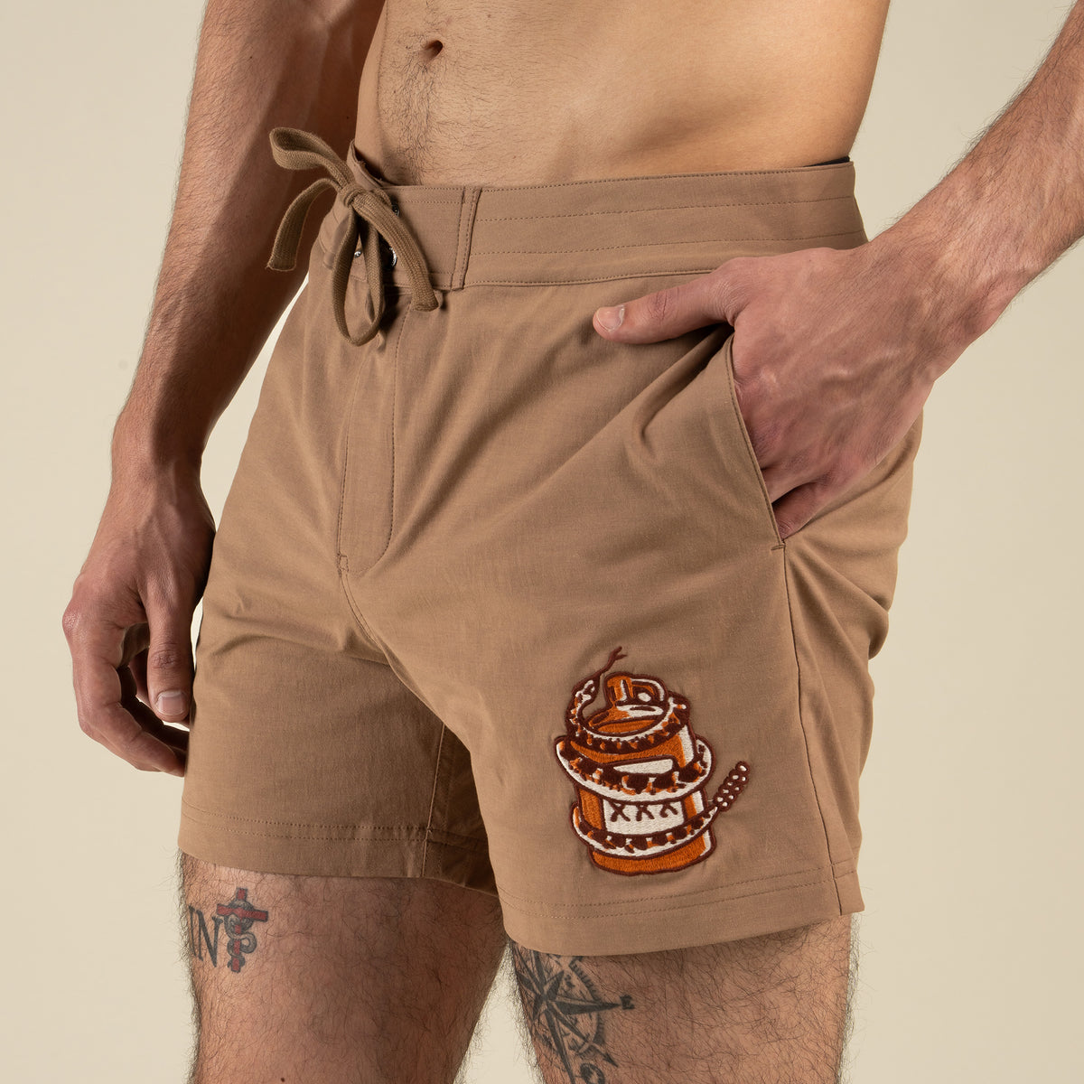 Marejada Boardshort - Light Brown