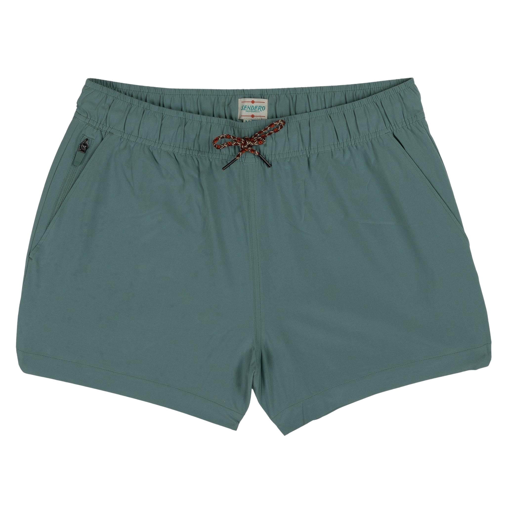 The Crosslight Active Short - Faded Teal - Southwest Stripe