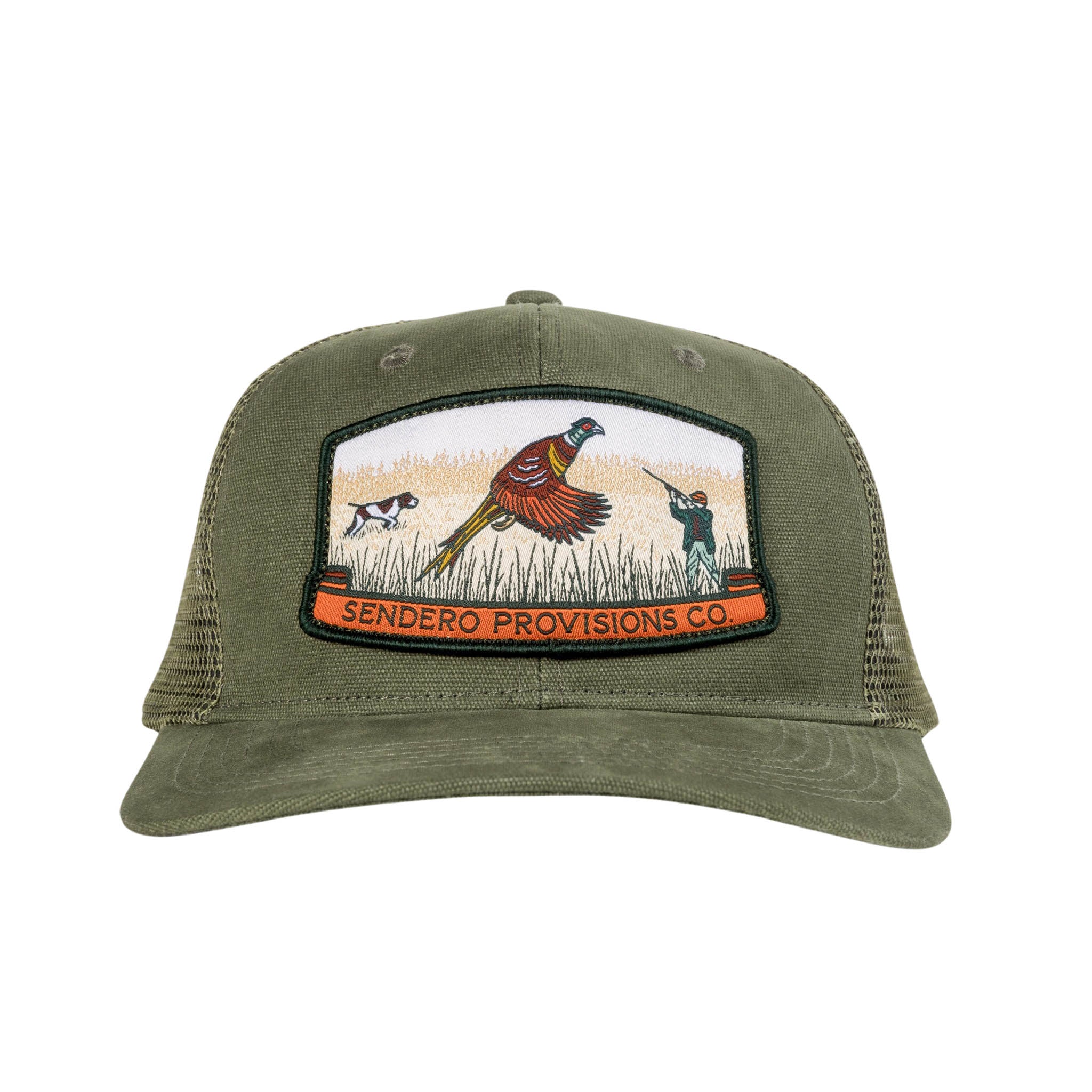Bird Hunter Hat - Jalapeno/Olive