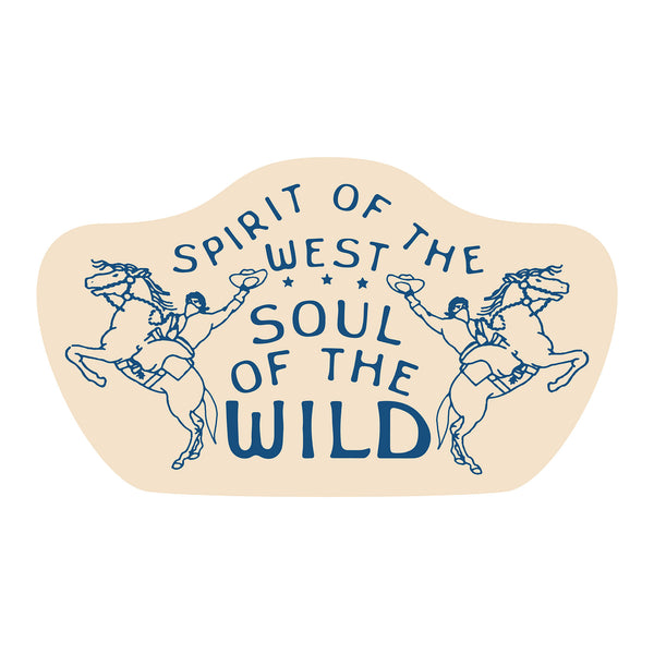 Spirit of the West Sticker