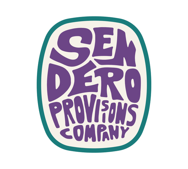 Sendero Retro Logo Sticker
