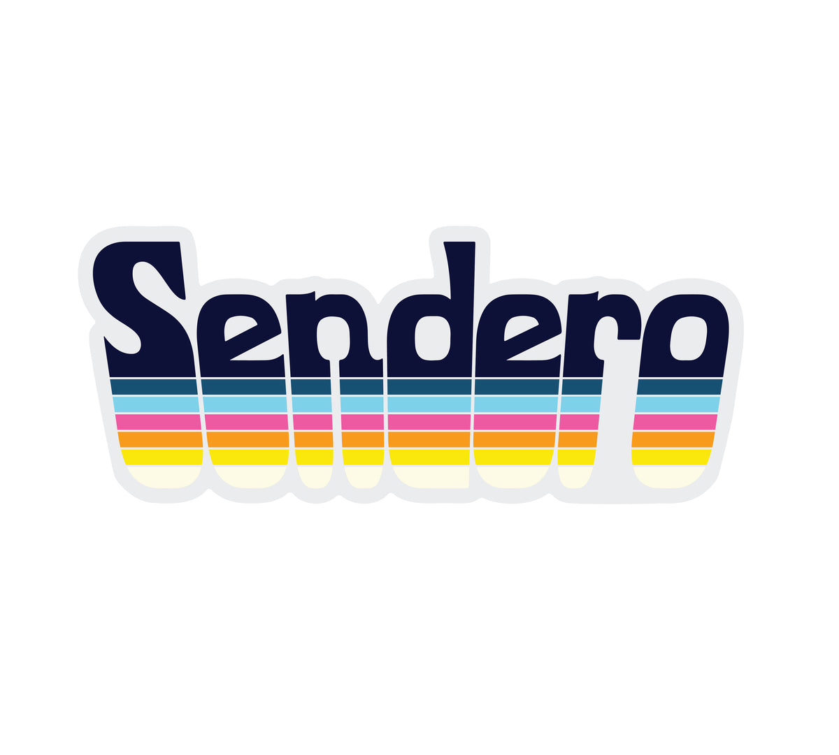 Retro Logo Sticker
