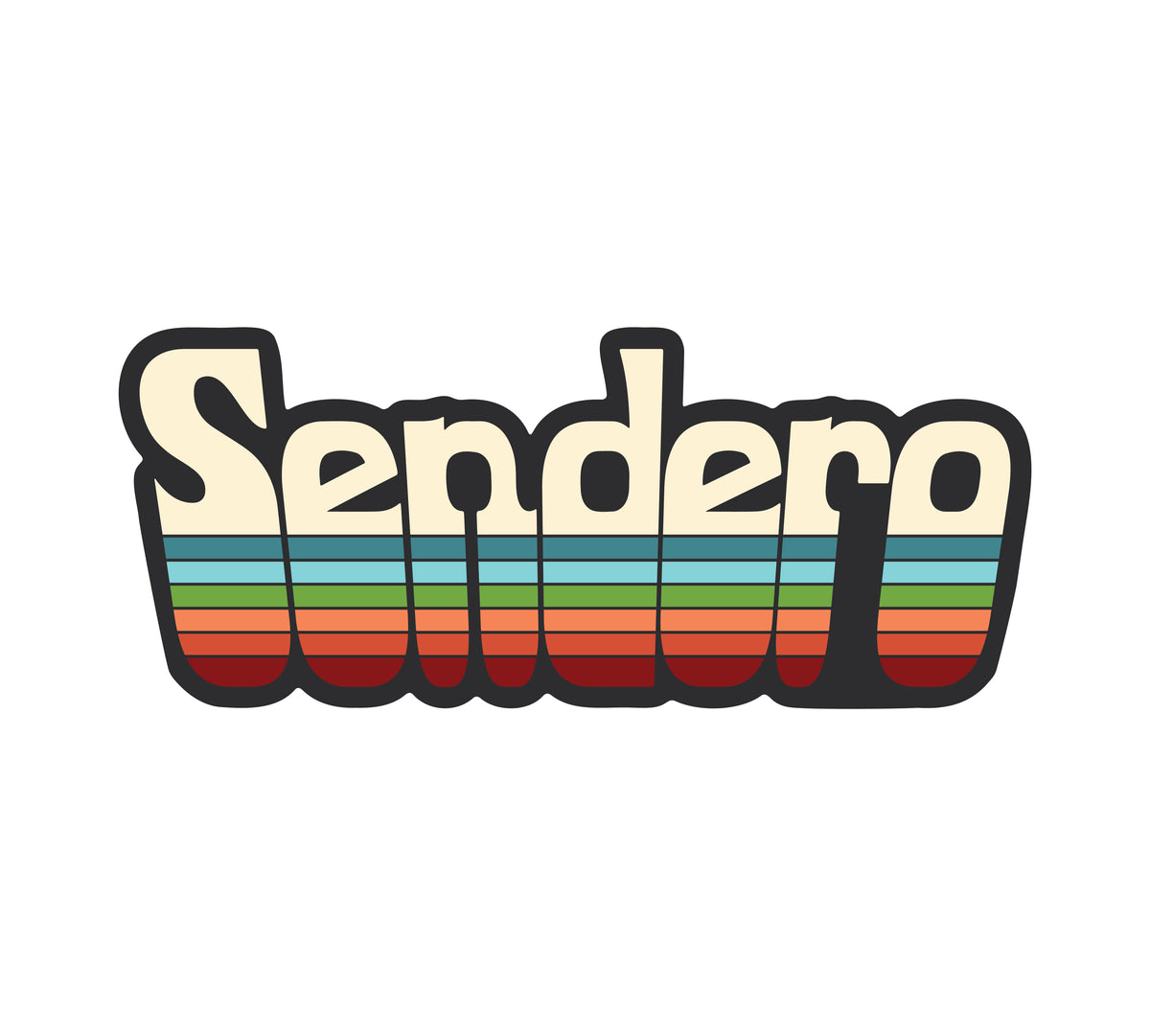 Retro Logo Sticker