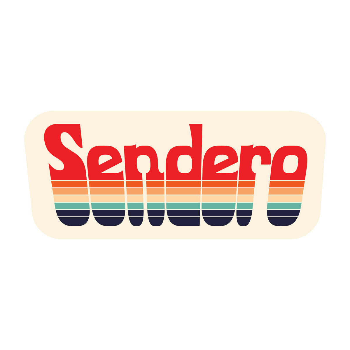 Retro Logo Sticker