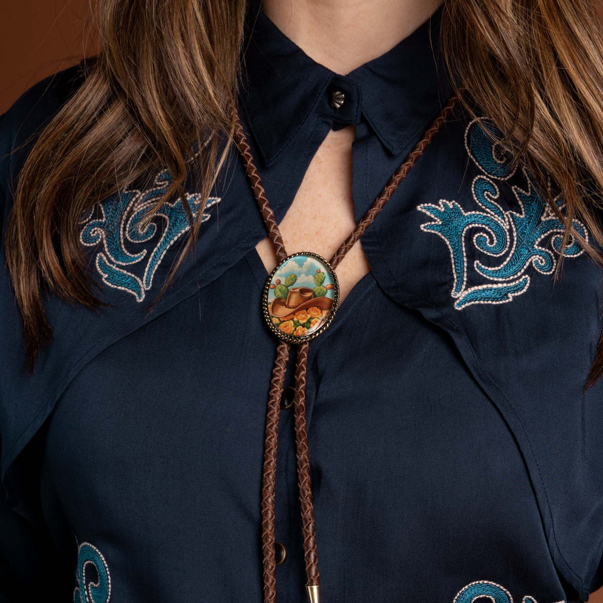 Sendero x Standard Hat Works Bolo Tie - Sky