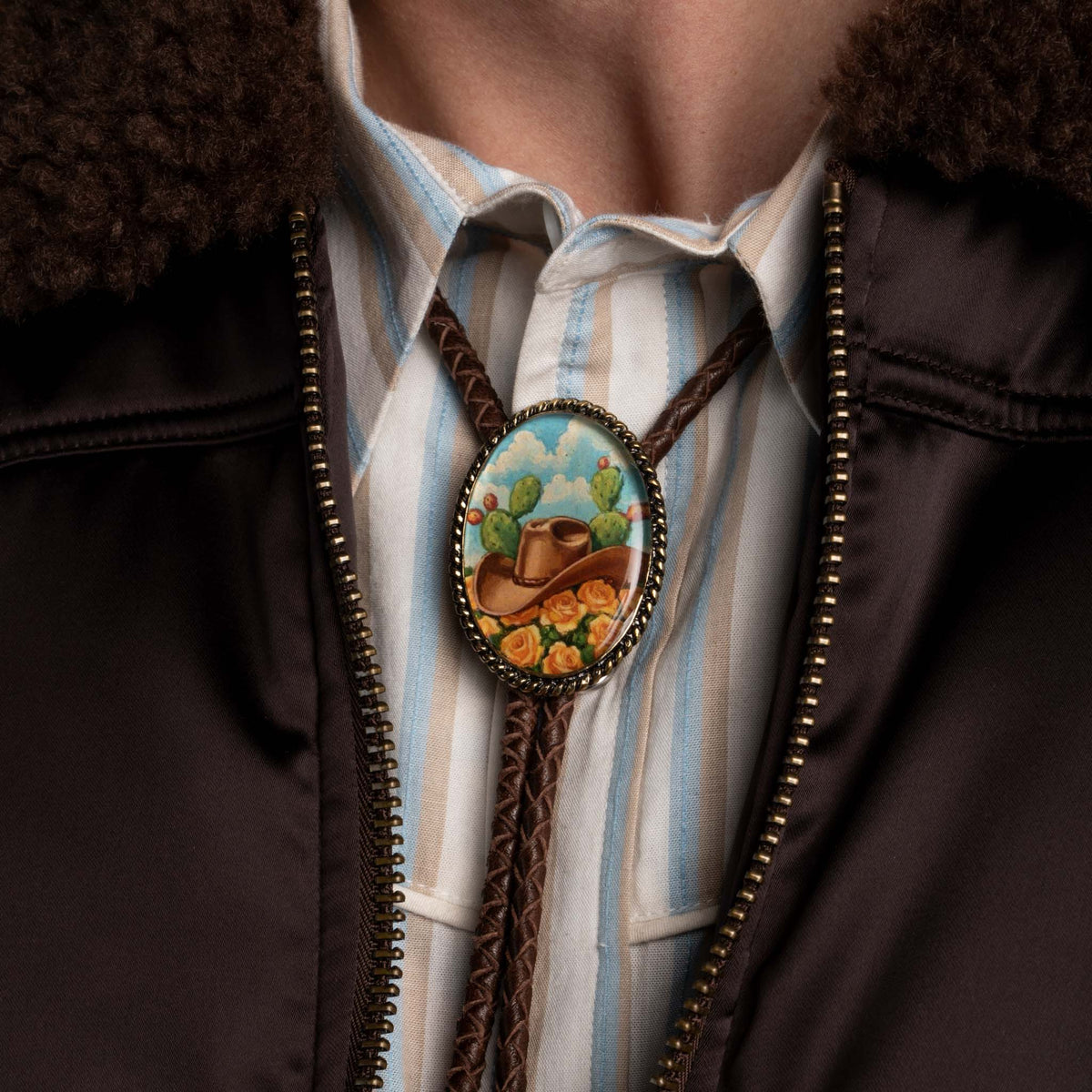 Sendero x Standard Hat Works Bolo Tie - Sky