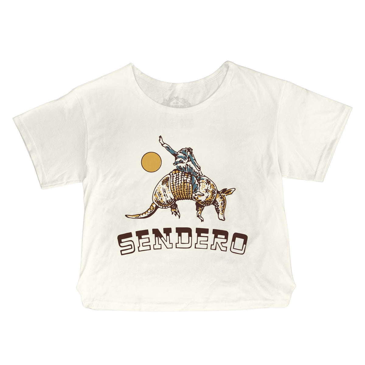 Armadillo Rodeo Basic Tee - Vintage White