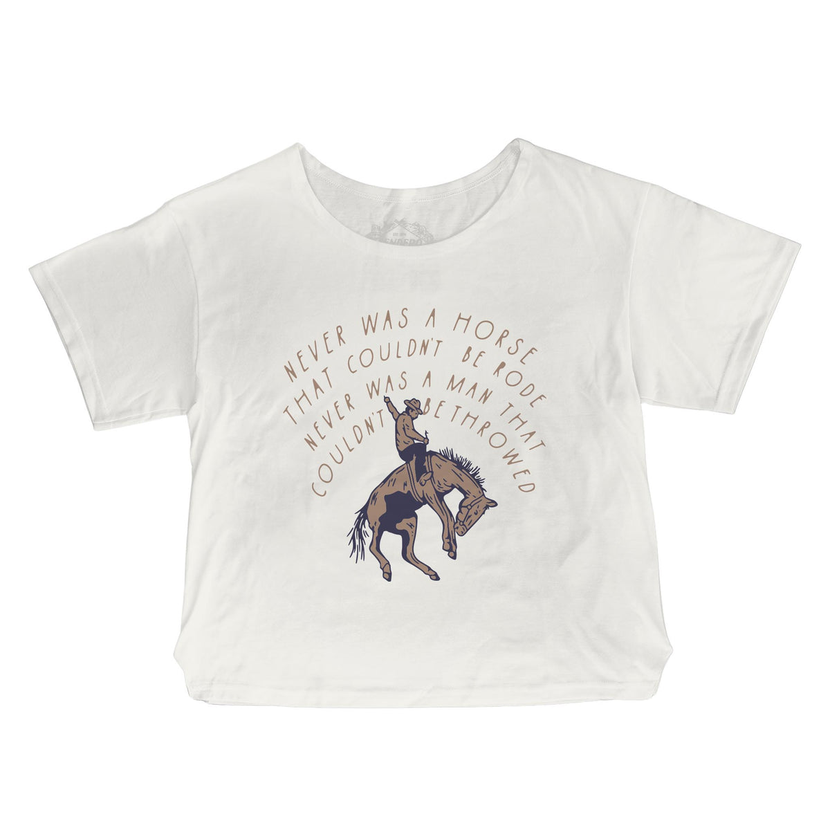 Never Was A Horse Basic Tee - Vintage White
