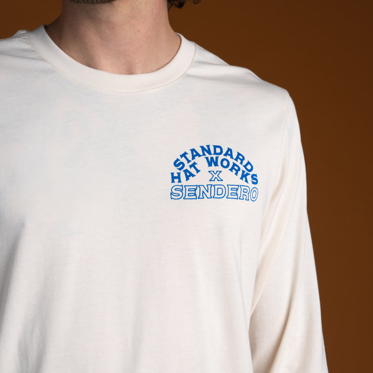 Legends and Outlaws Washed Long Sleeve T-Shirt - Worn White