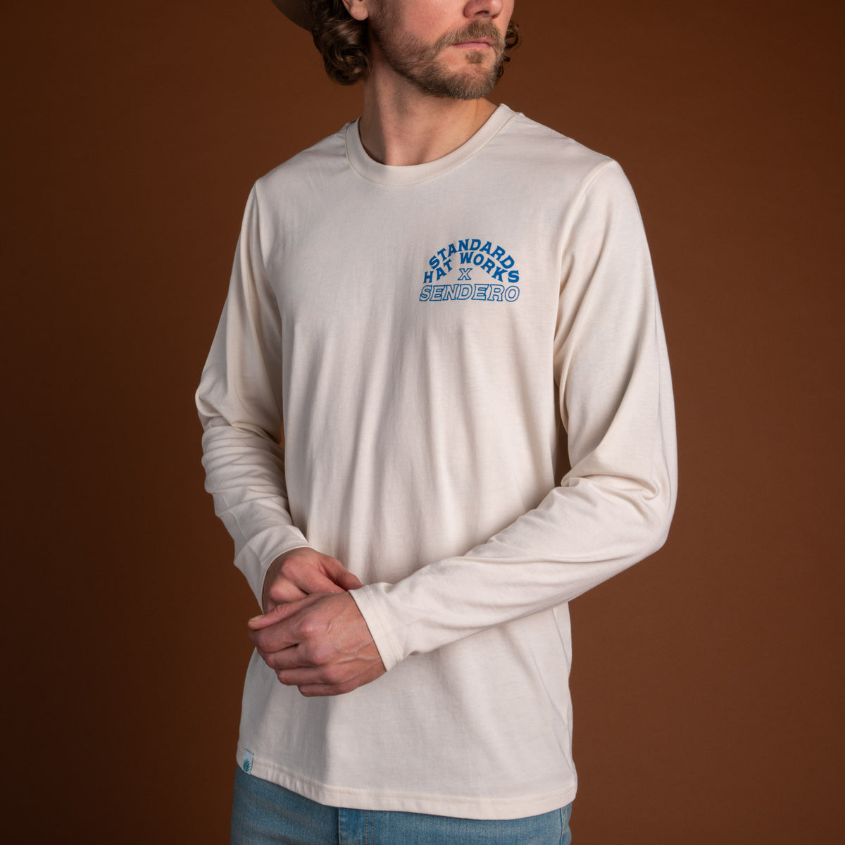 Legends and Outlaws Washed Long Sleeve T-Shirt - Worn White
