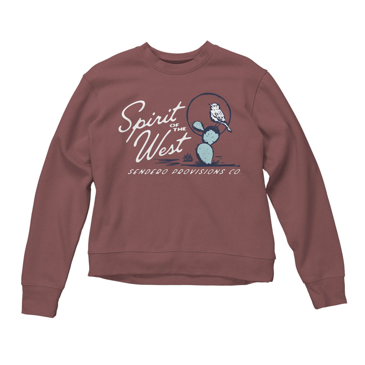 Cactus Wren Women's Sweatshirt - Dusty Mauve