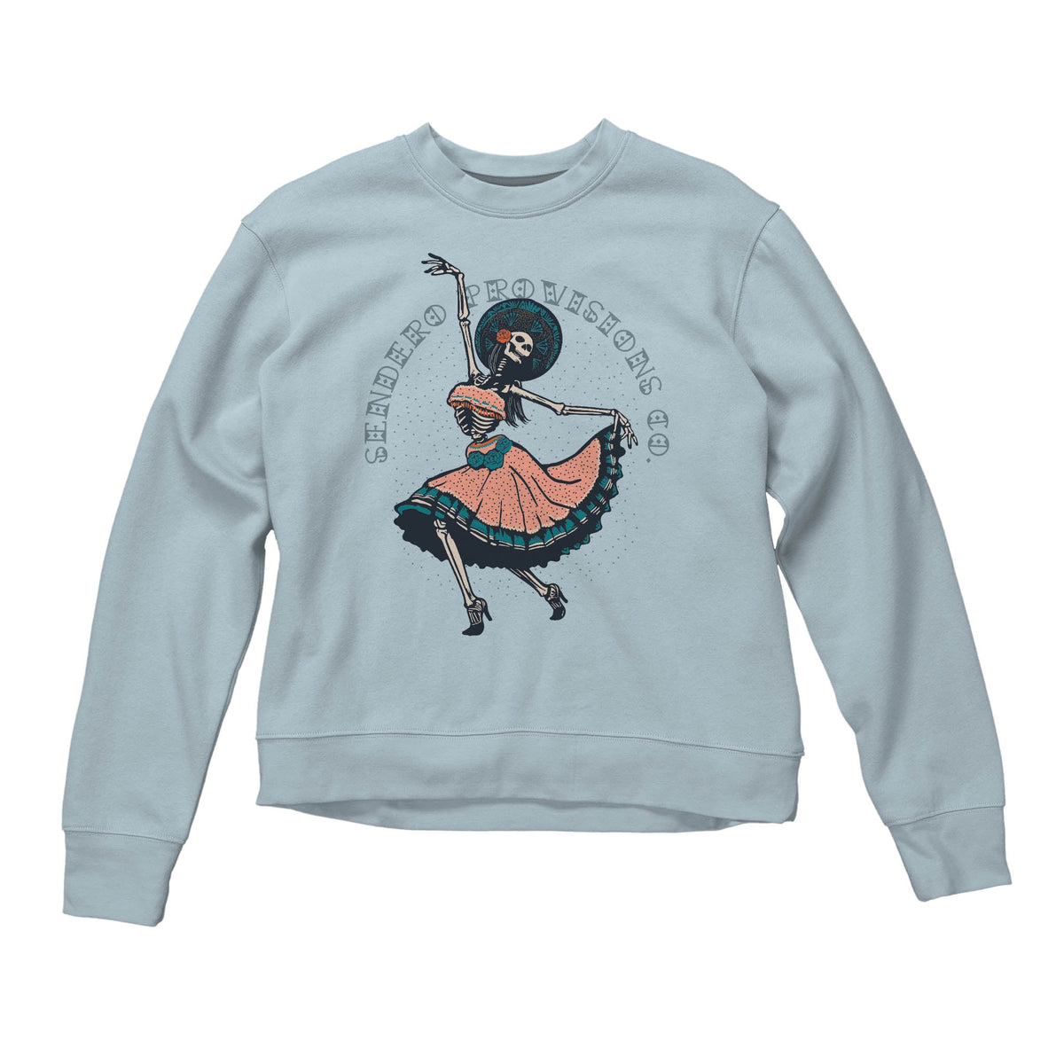 Viejones Women's Sweatshirt - Sterling Blue