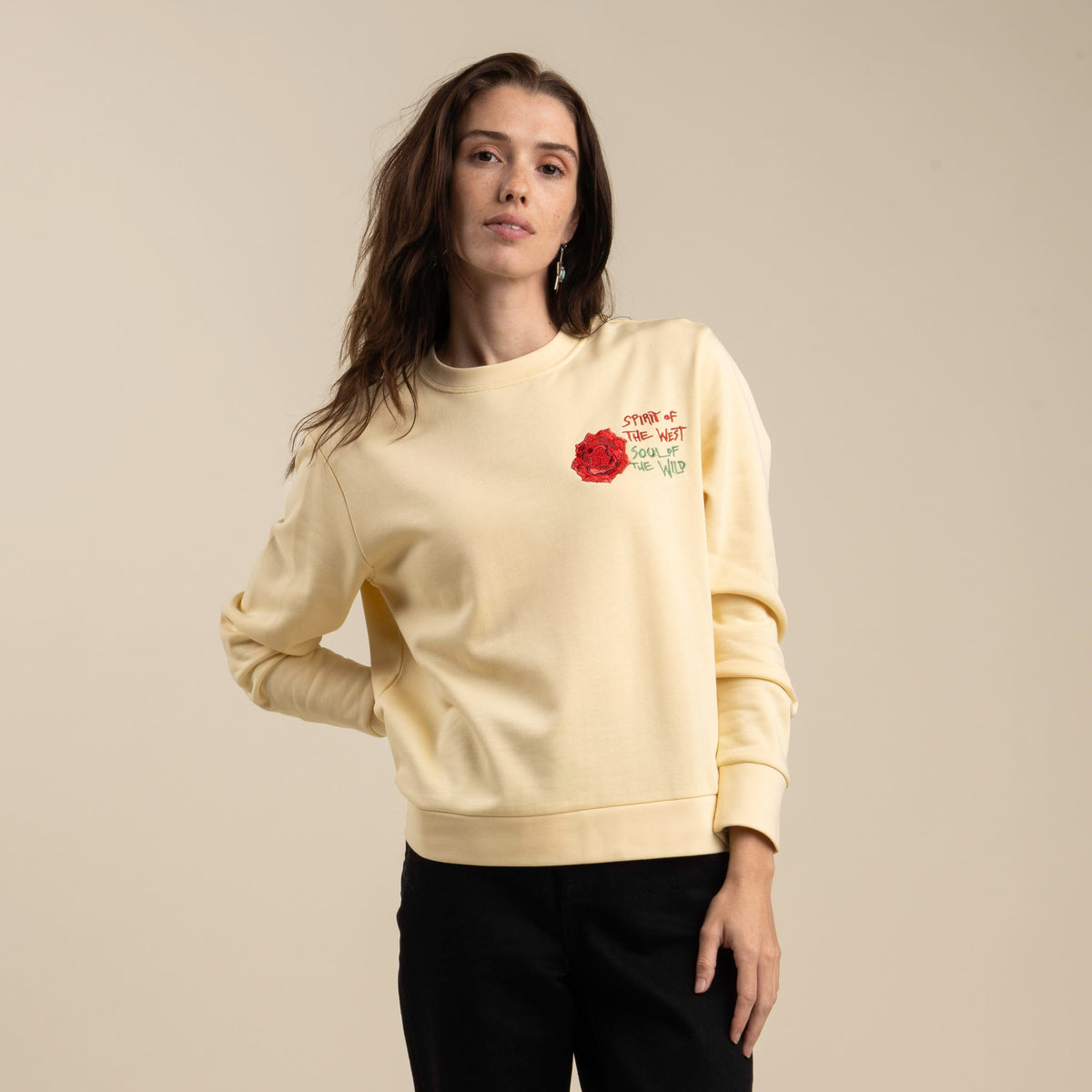 Frida Women's Sweatshirt - Cream