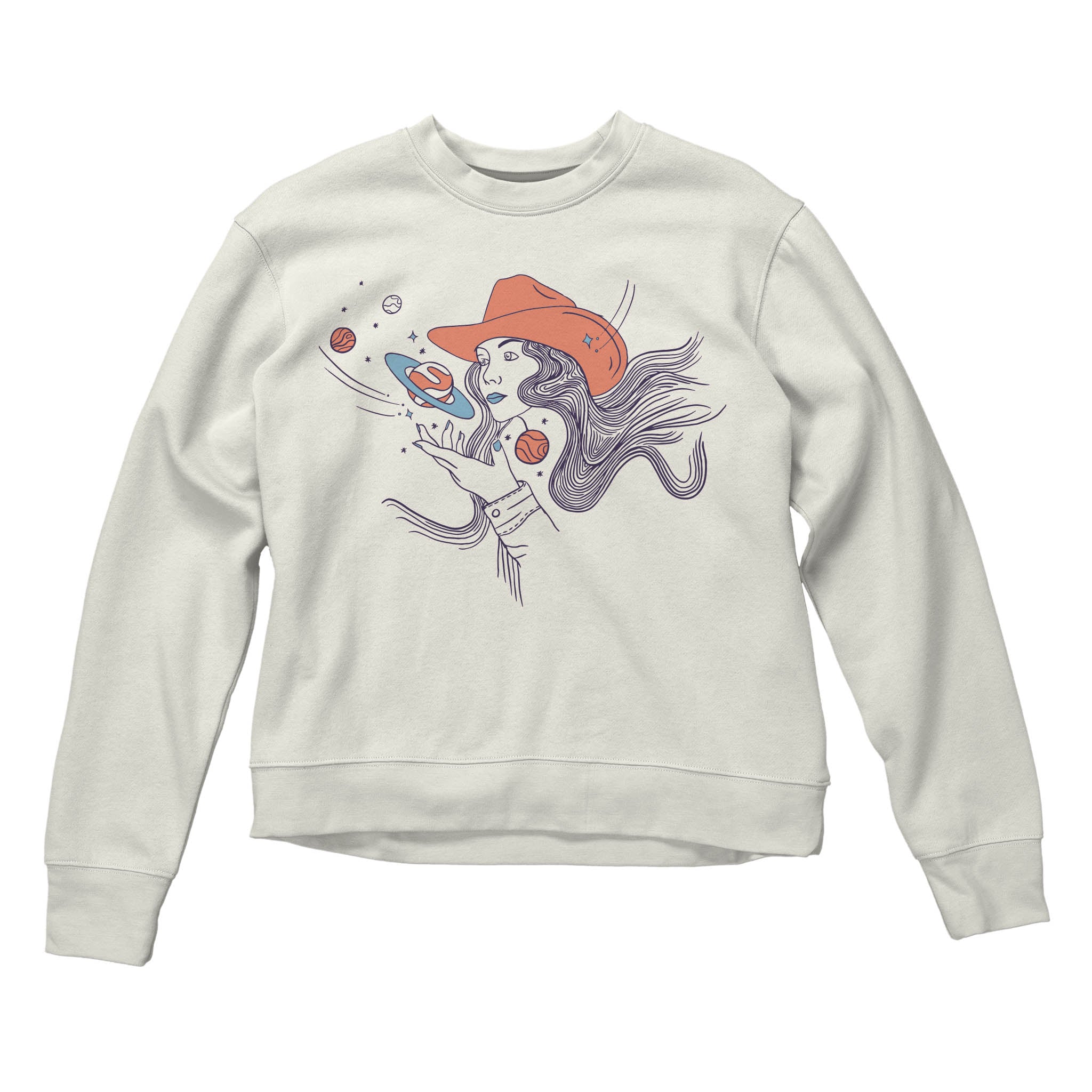 Cosmic Cowgirl Drop Shoulder Sweatshirt