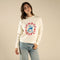 Cowboy Kickflip Women's Sweatshirt - Vintage White
