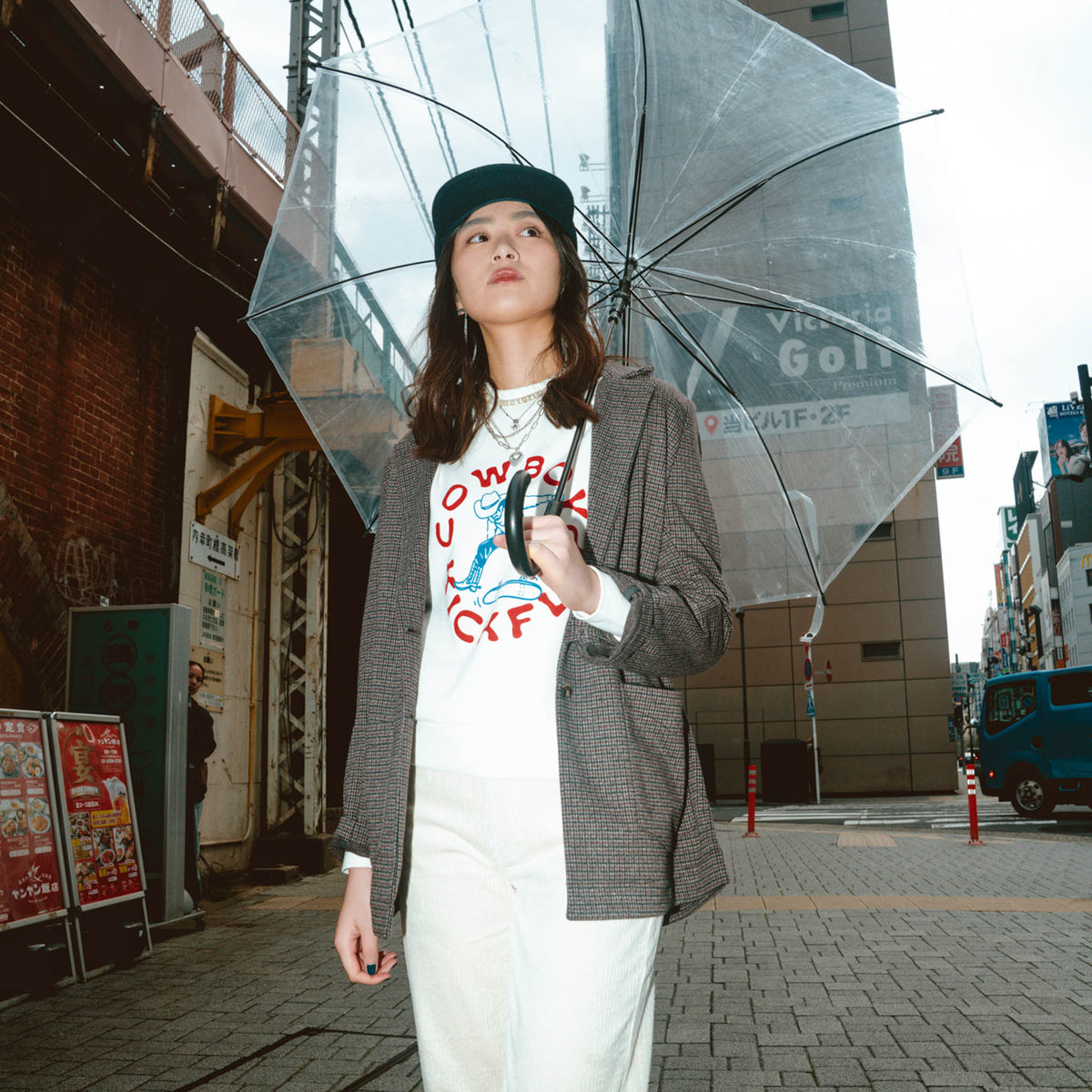 Cowboy Kickflip Women's Sweatshirt - Vintage White