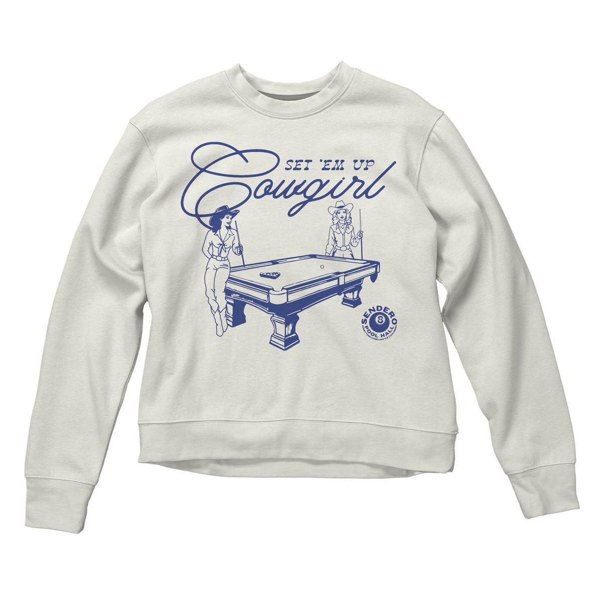 Set 'Em Up Women's Sweatshirt - Vintage White
