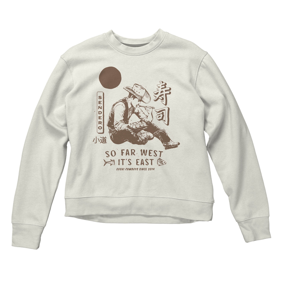 So Far West Women's Sweatshirt - Vintage White