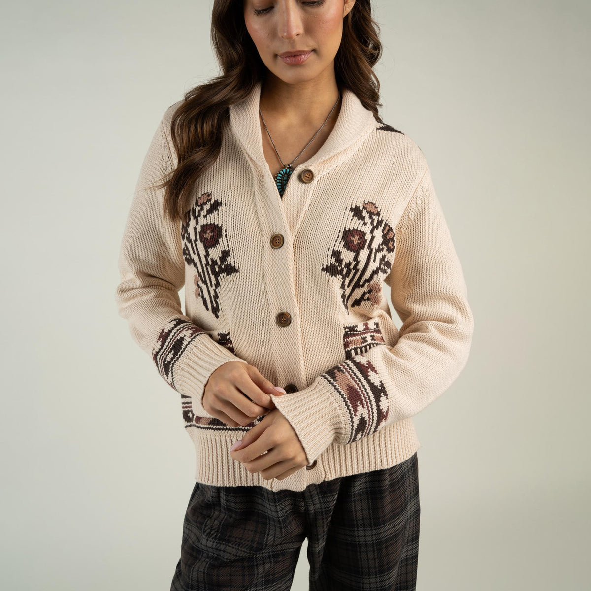 Cimarron Cardigan - Corral - Cream
