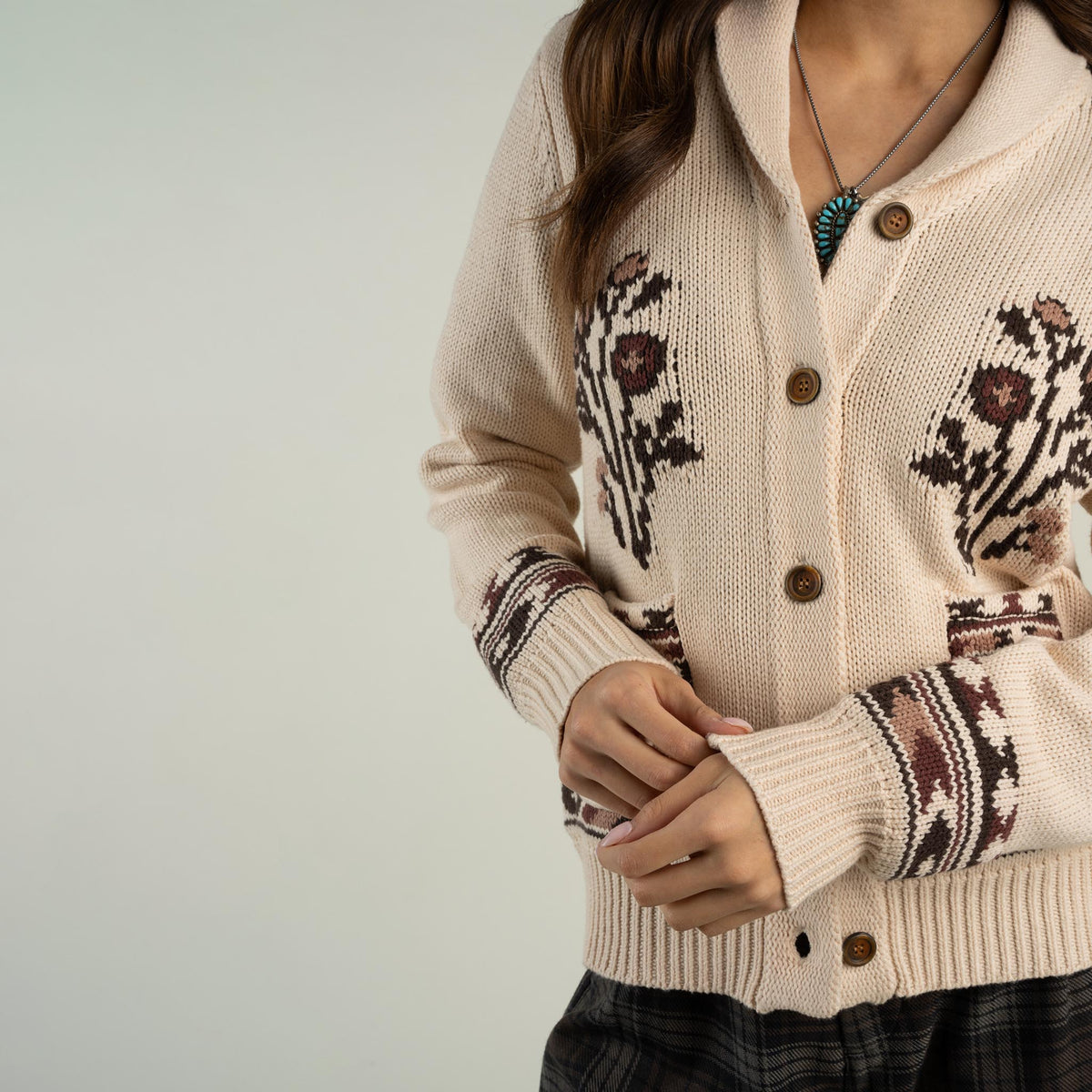 Cimarron Cardigan - Corral - Cream