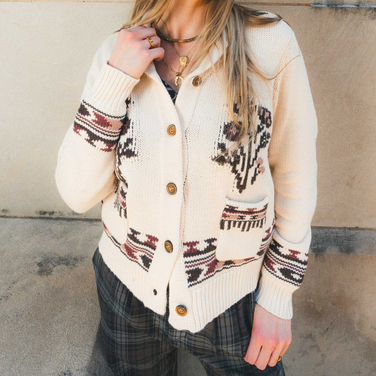 Cimarron Cardigan - Corral - Cream
