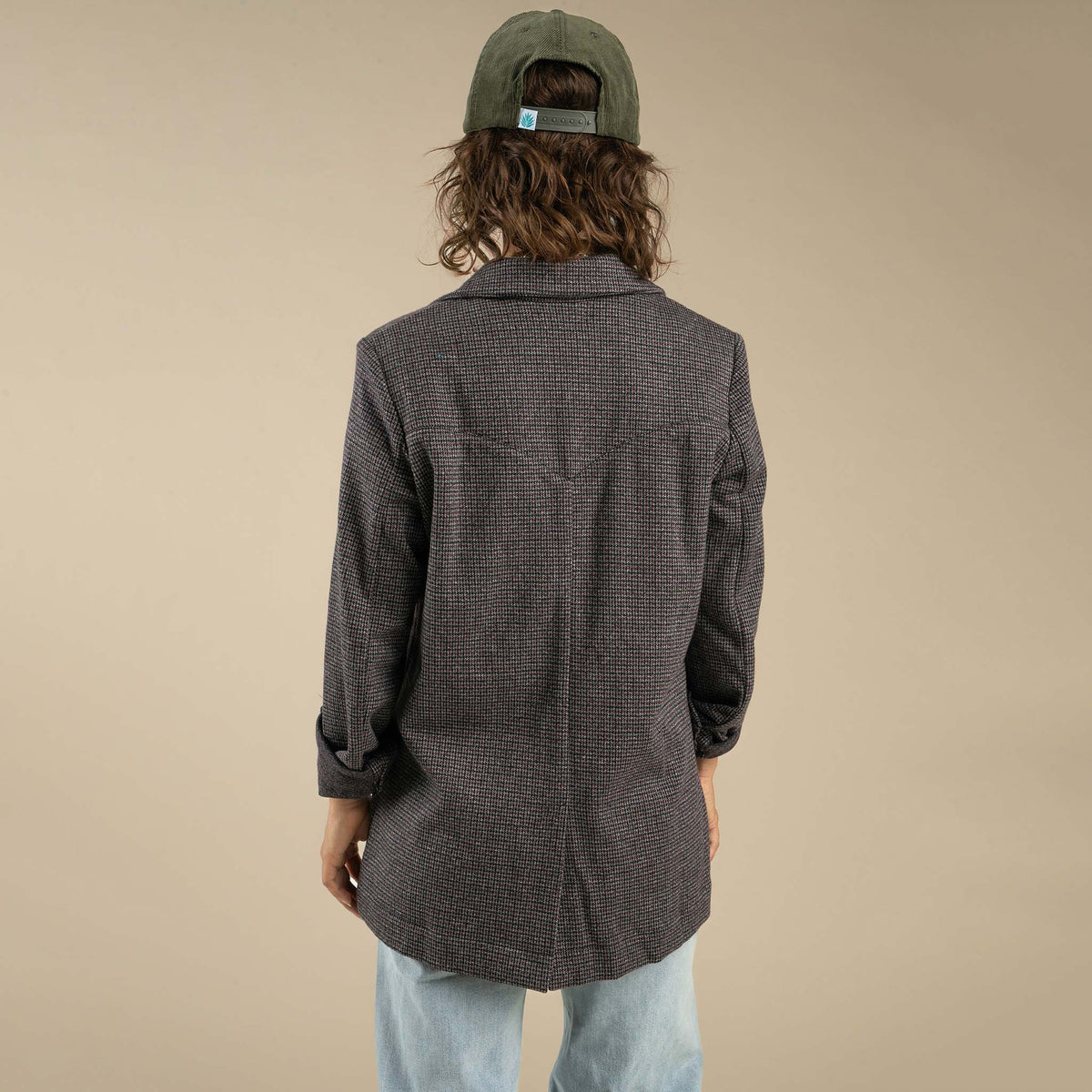 The Eleanor Relaxed Western Blazer - Gray