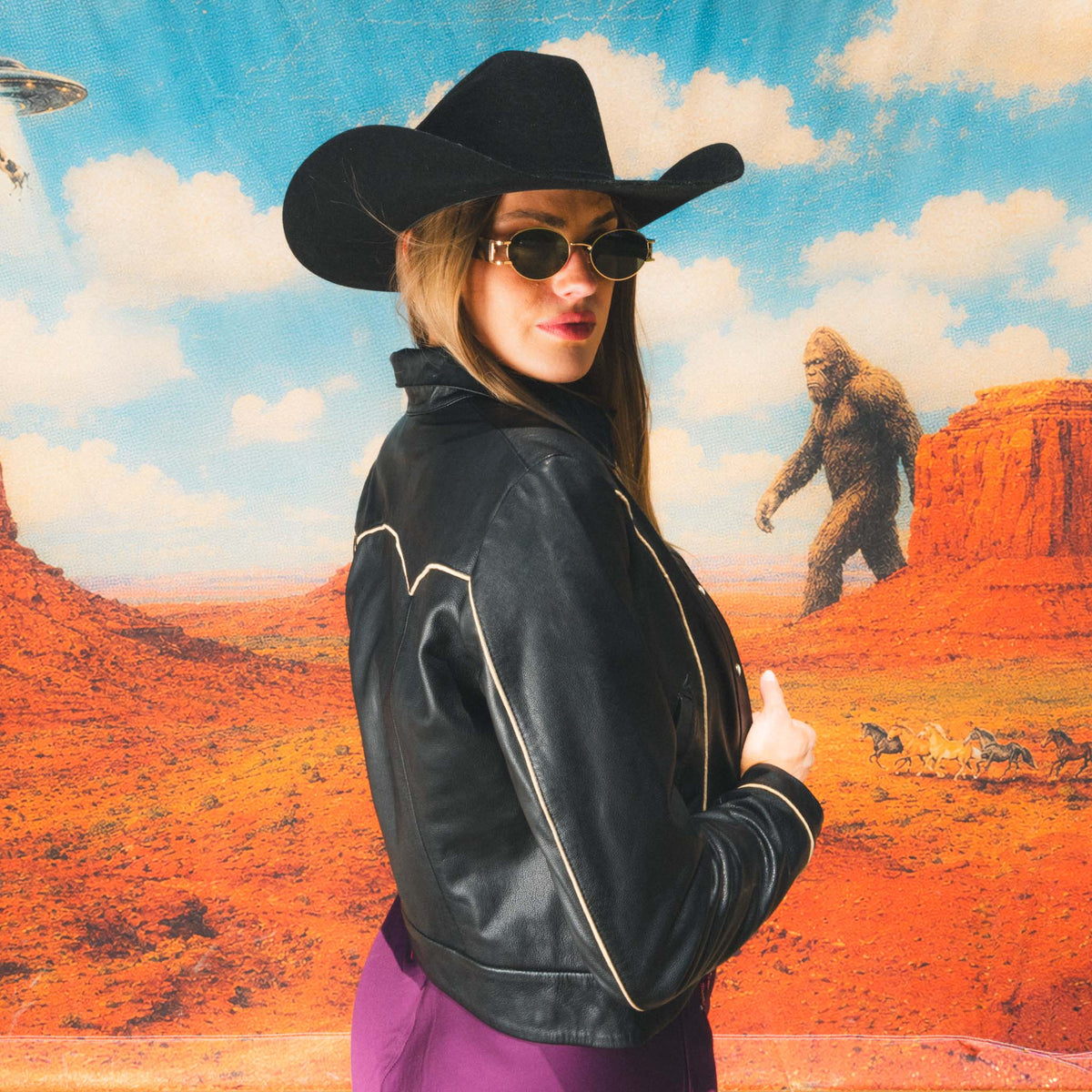 Frontera Jacket - Black Leather