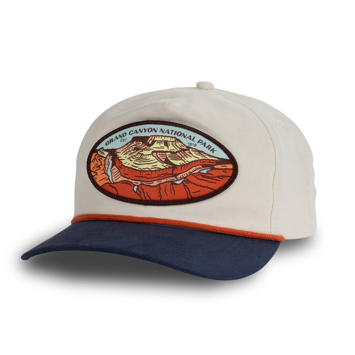 Grand Canyon National Park Hat - Cream/Navy