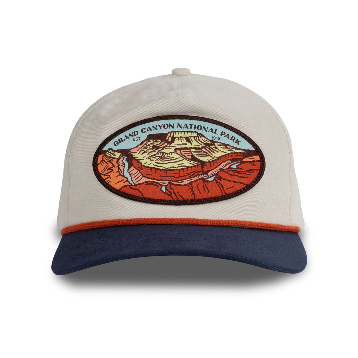 Grand Canyon National Park Hat - Cream/Navy
